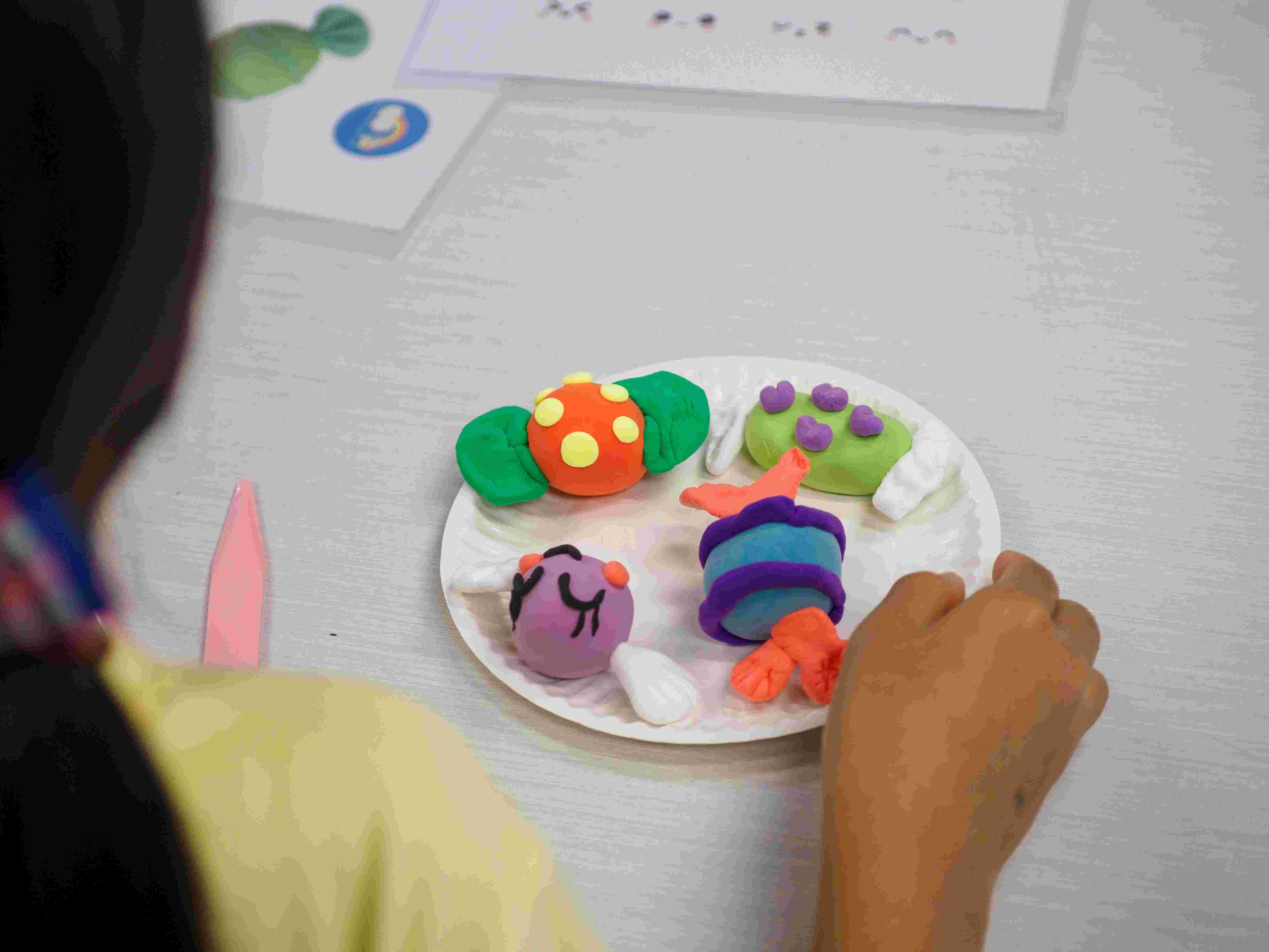 Clay artwork by a child