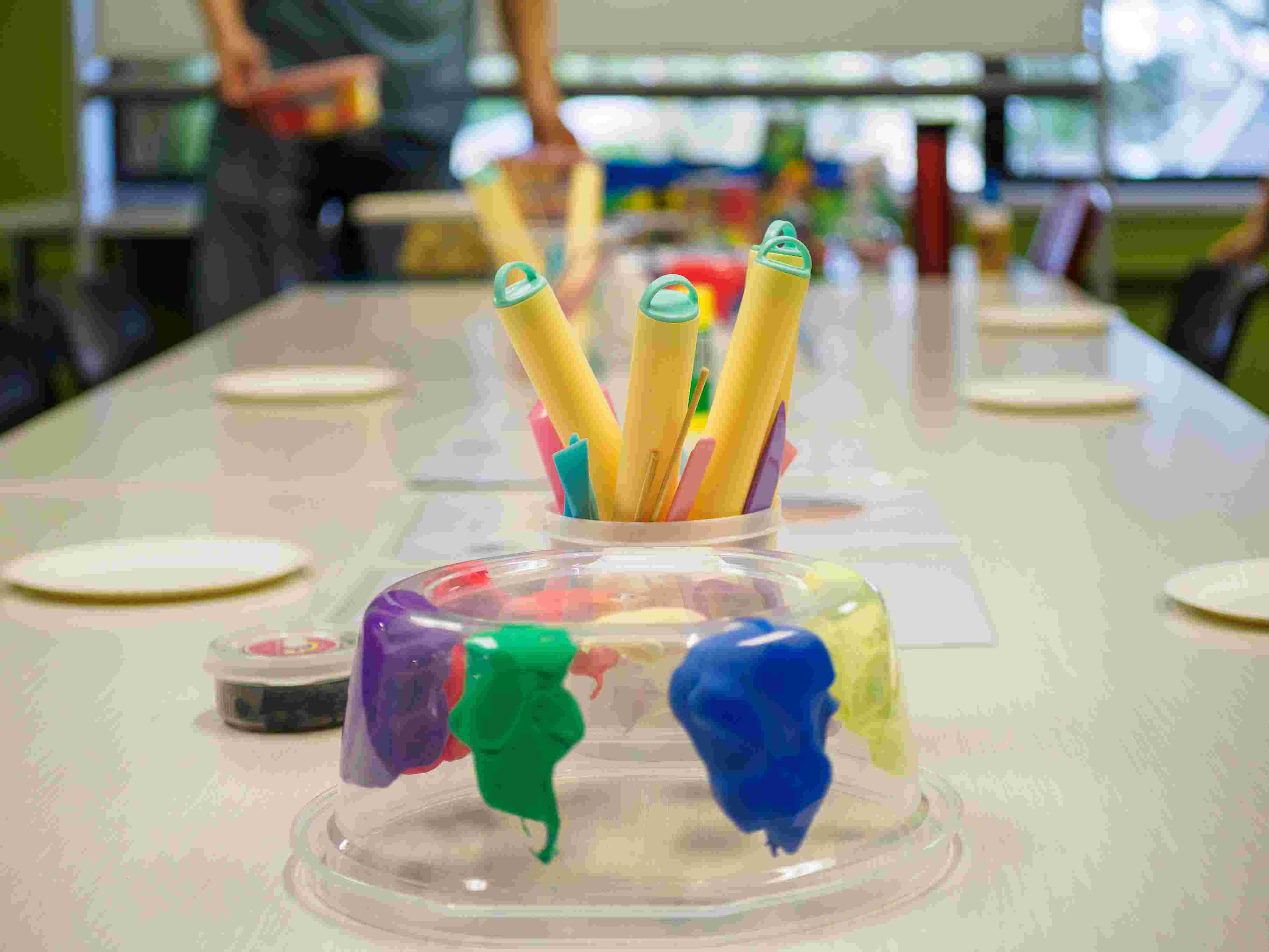 A magical clay unicorn