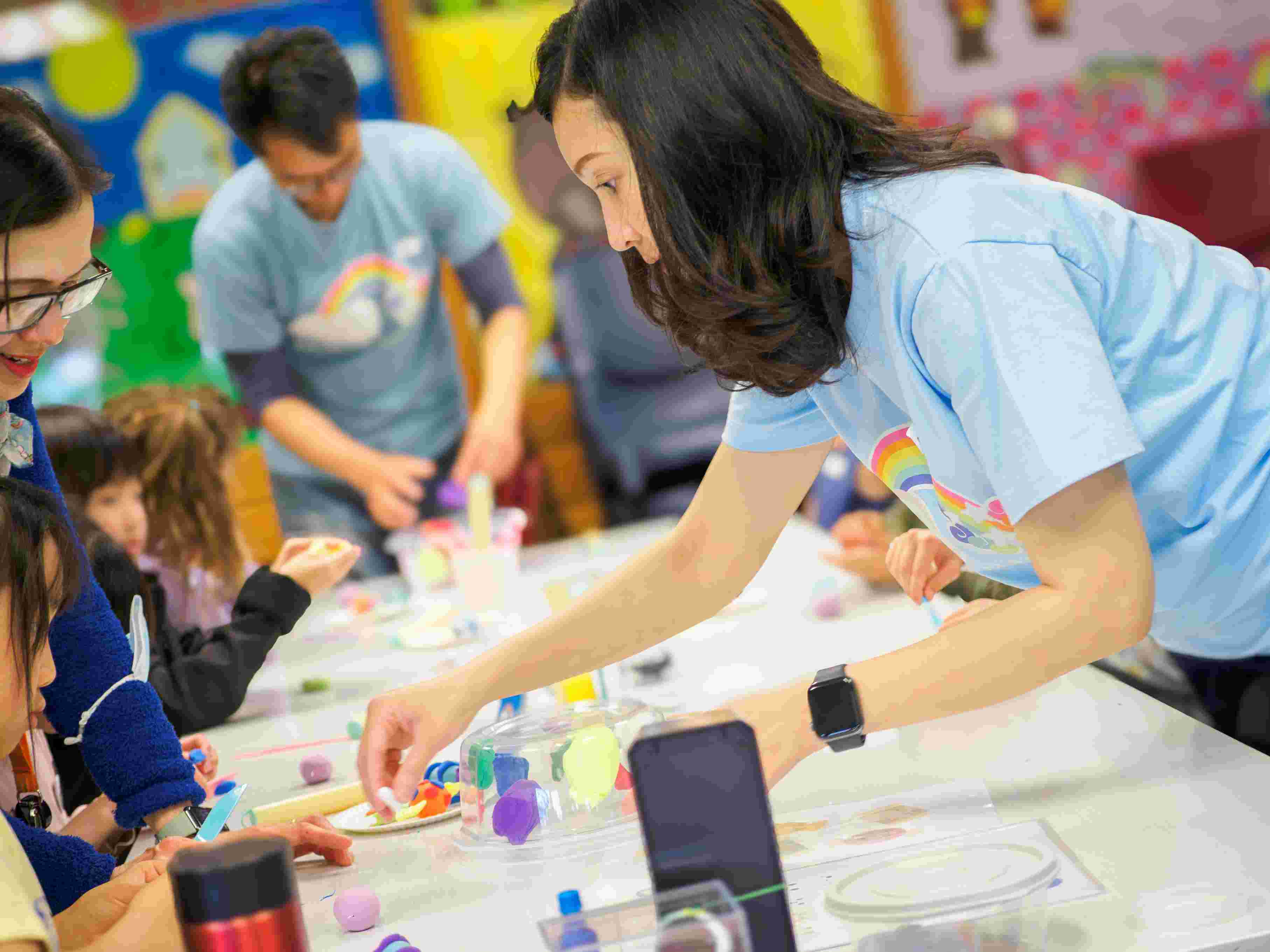 A sunny flower made from clay